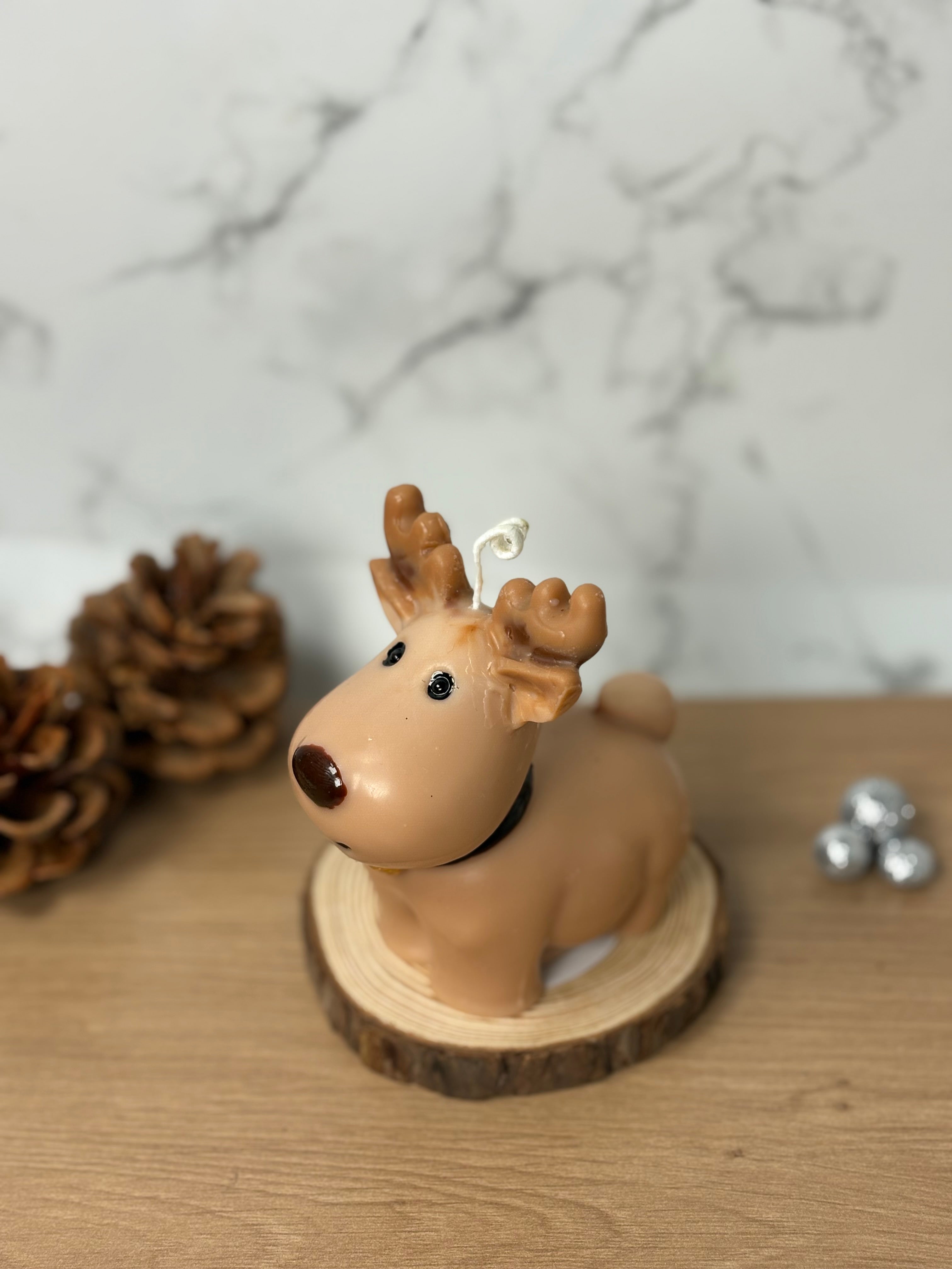 Rentier Rudolph Kerze