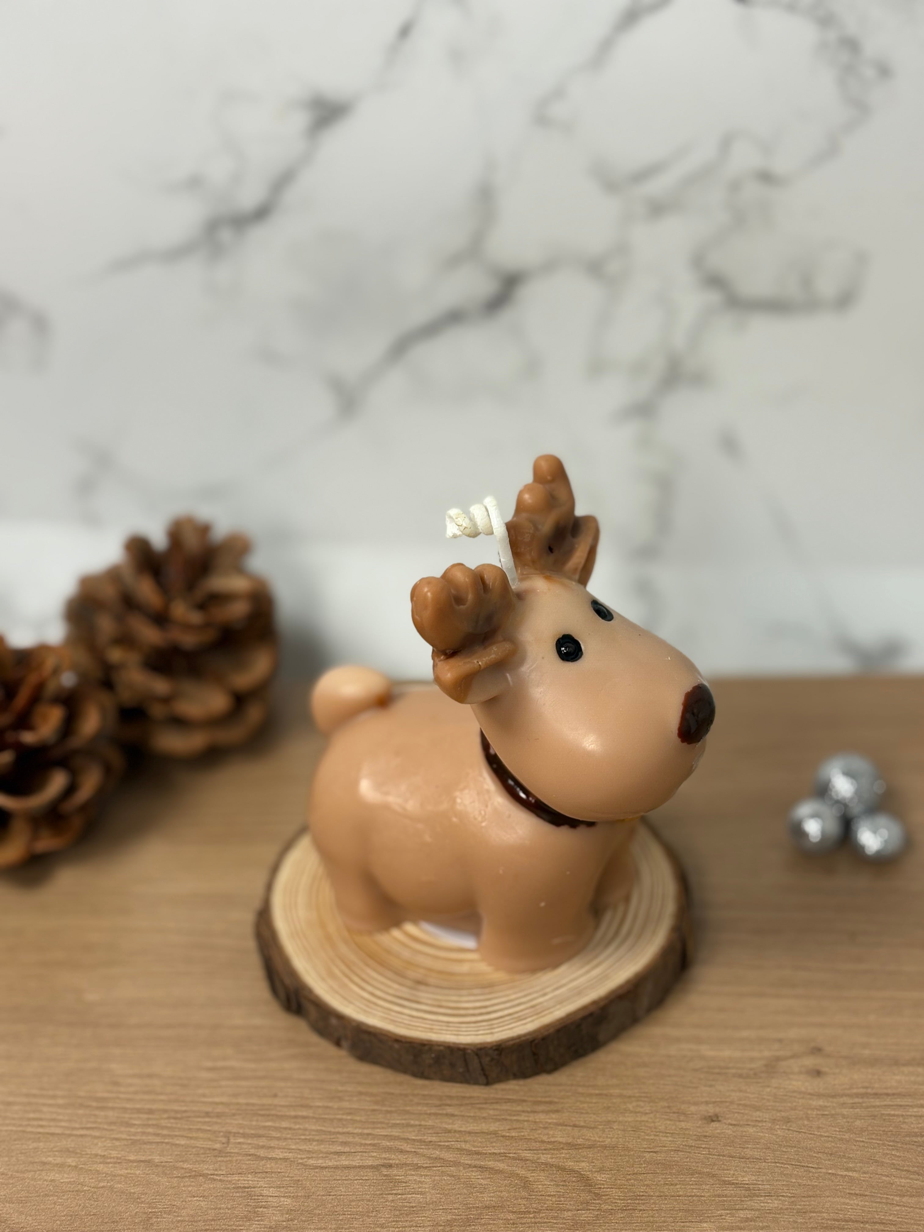 Rentier Rudolph Kerze