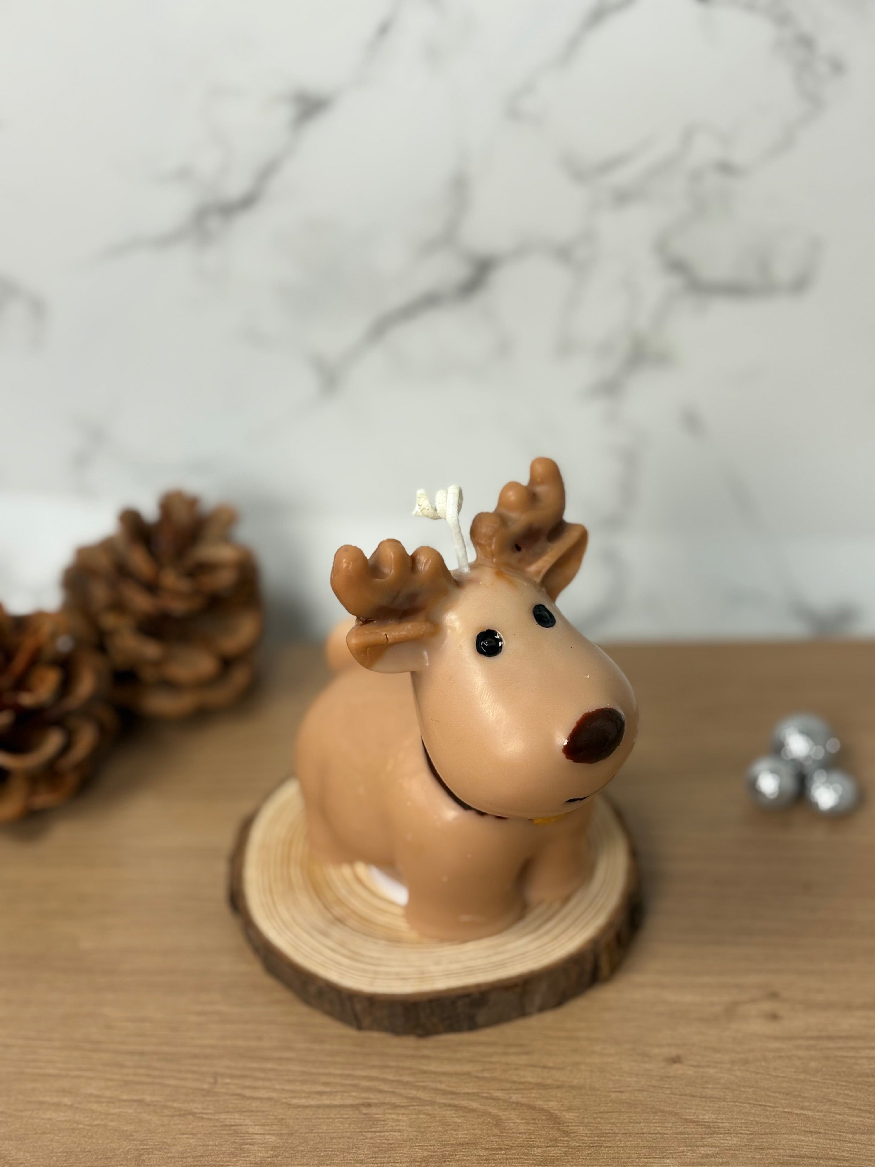 Rentier Rudolph Kerze