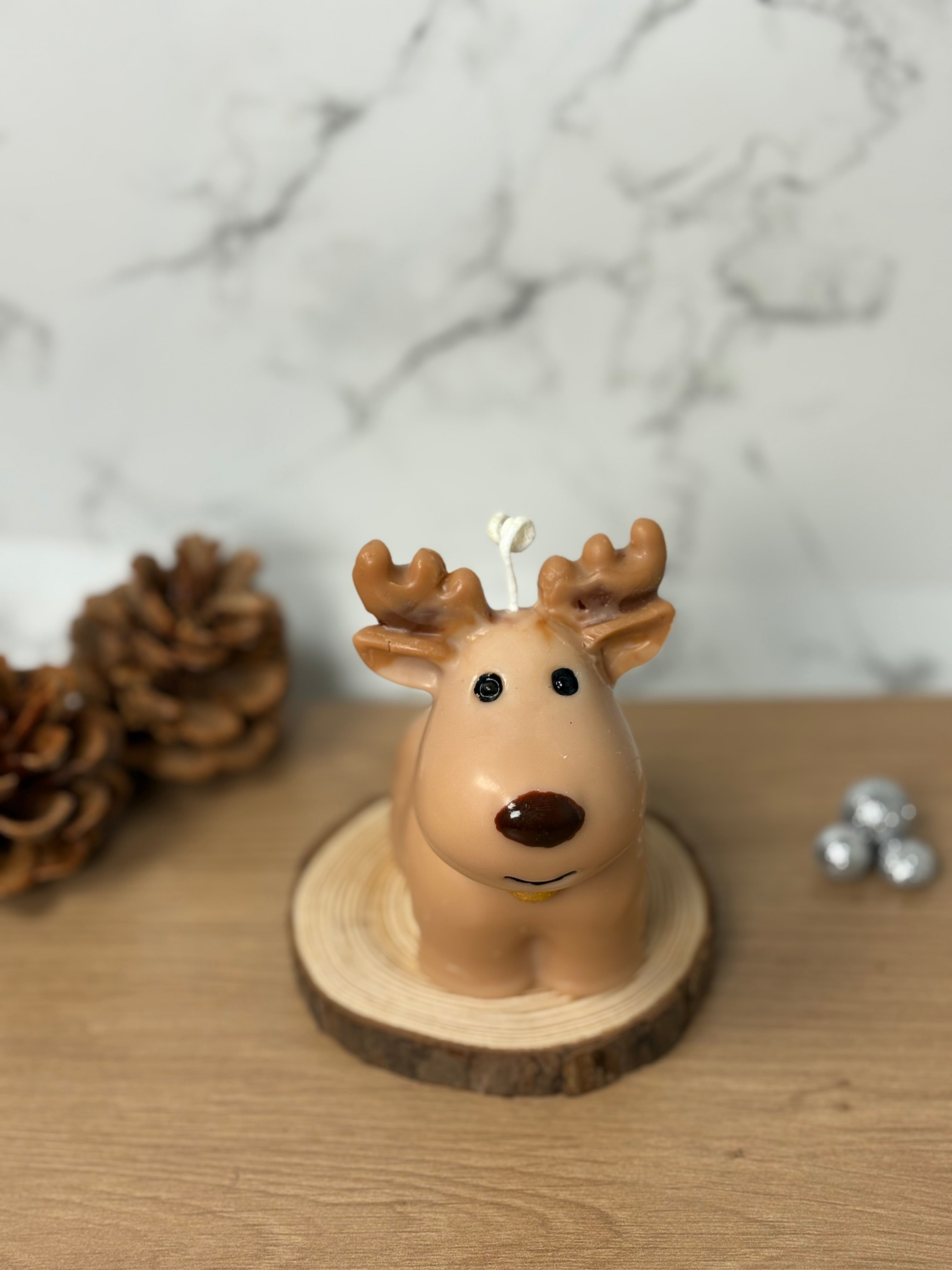 Rentier Rudolph Kerze