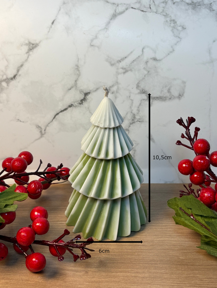 Moderne Tannenbaum-Kerze