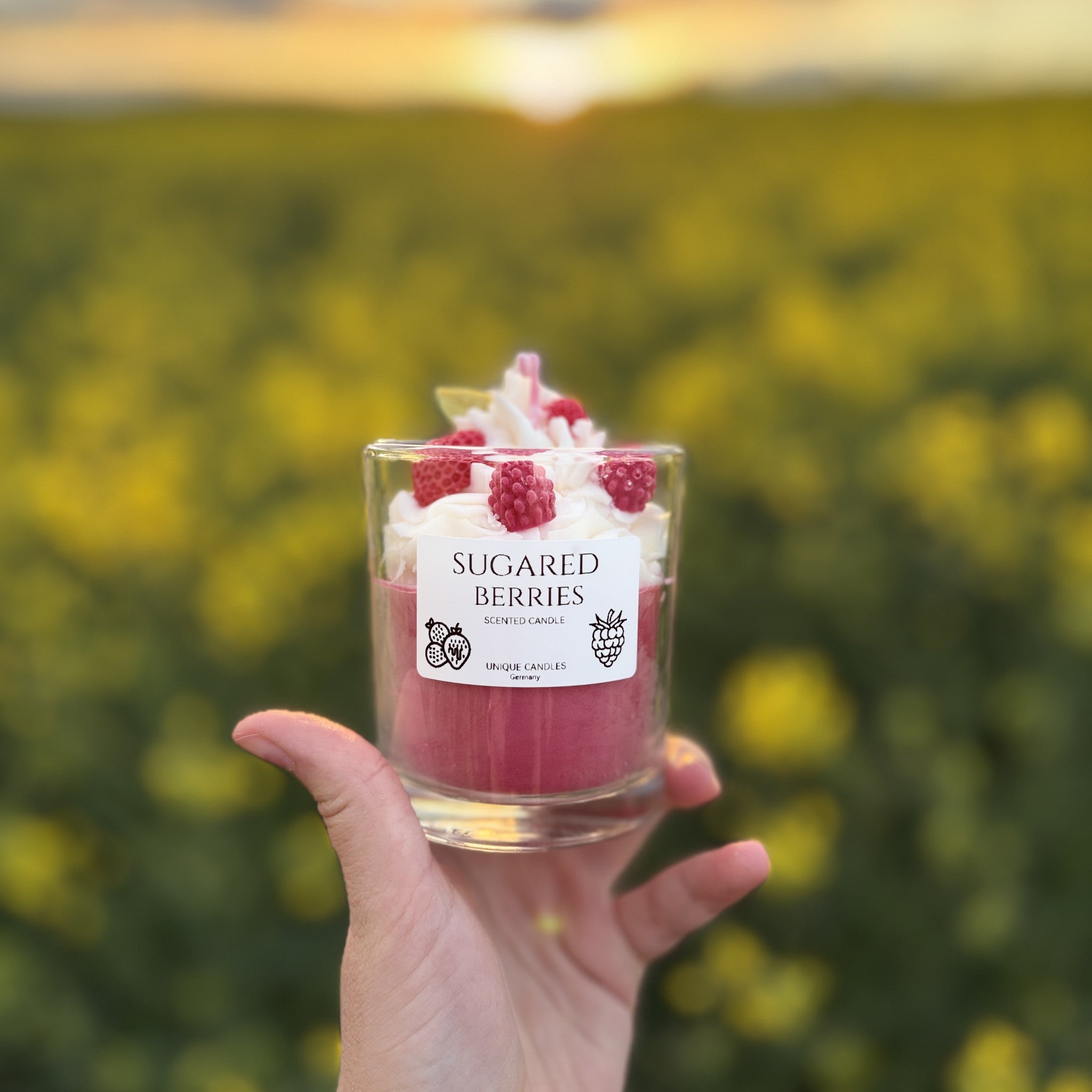 Sugared Berries Kerze