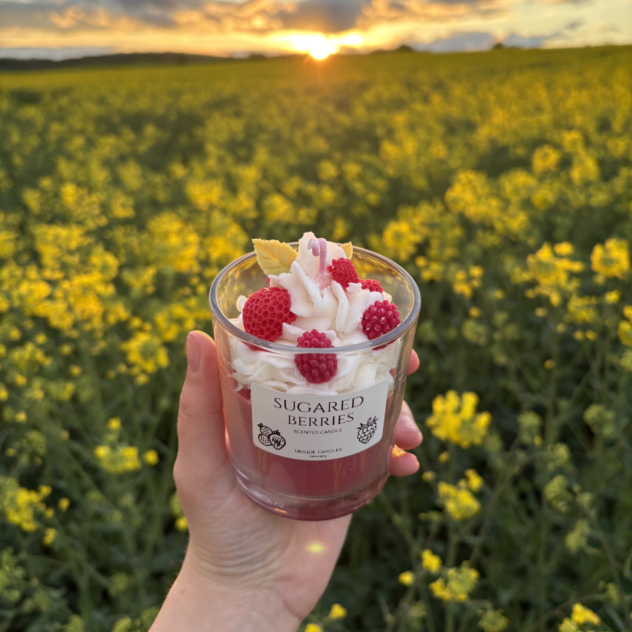 Sugared Berries Kerze